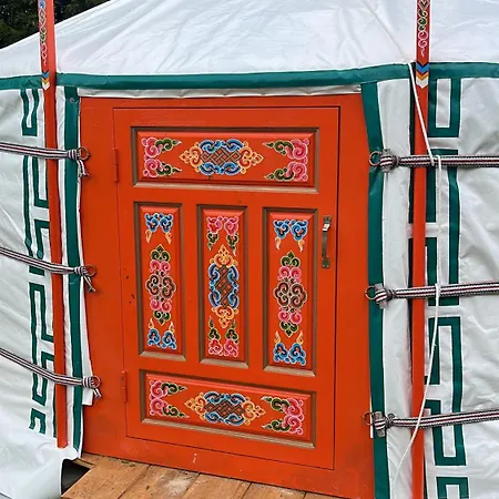 خيمة فخمة Yourte Mongole En Normandie Saint-Denis-sur-Scie